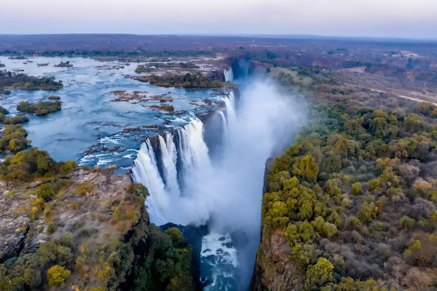Zimbabwe - Viktoriiny vodopády