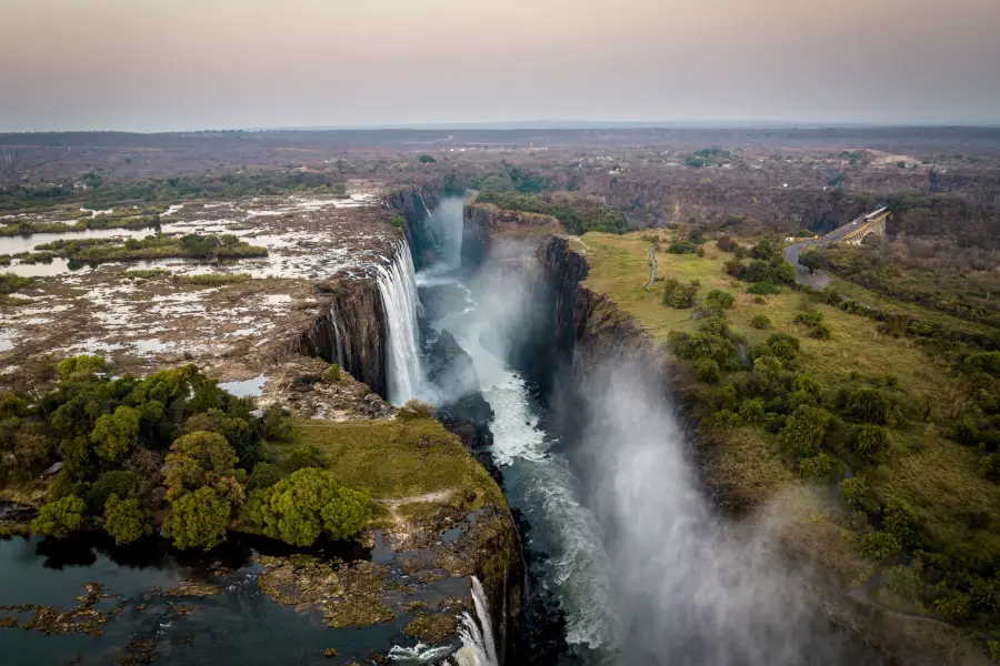 Zimbabwe - Viktoriiny vodopády