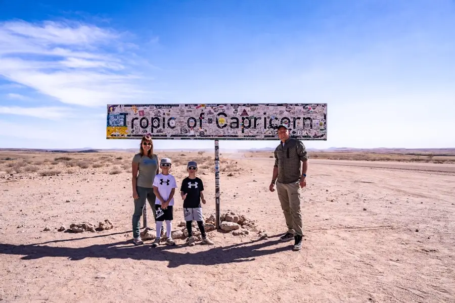 Namibie - obratník kozoroha