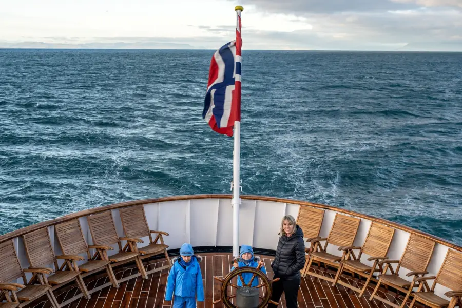 Špicberky - loď Nordstjernen