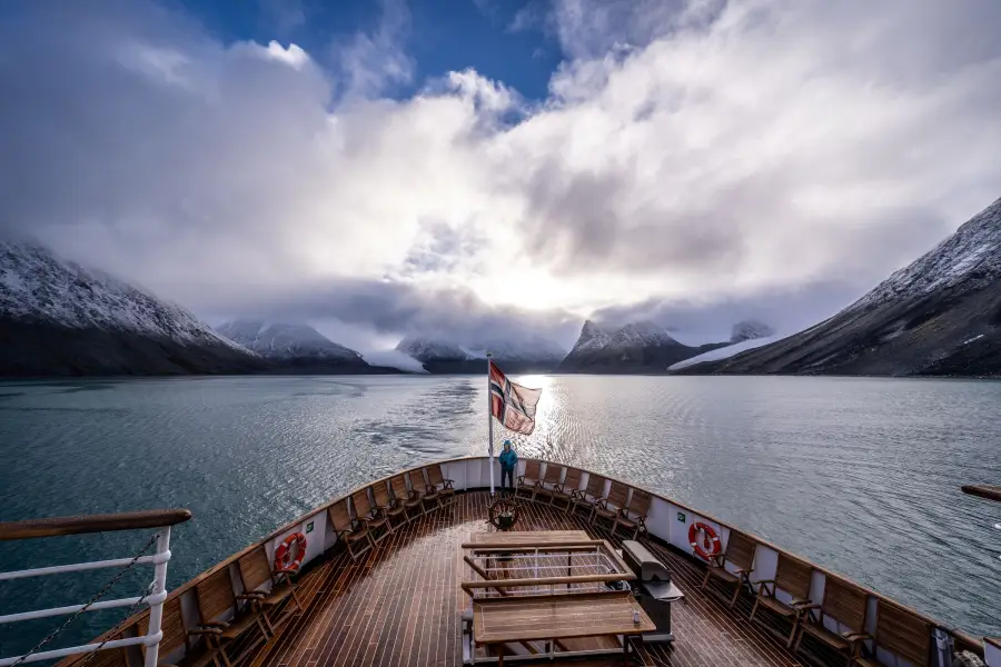 Špicberky - loď Nordstjernen